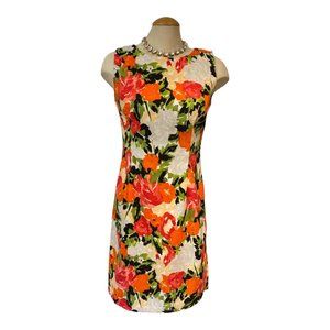 RONNI NICOLE Dress Size 8 Bright Floral for Spring and Summer Sleeveless